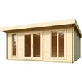 LASITA MAJA Gartenhaus DORSET, BxT: 540x460 cm, (Set, inkl. Fussbodenbretter zum verlegen) beige