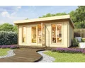 Gartenhaus Outdoor Life Dorset 3 inkl. Fußboden 540 x 460 cm natur