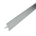 Dalsys T Profil Edelstahl V2A gebürstet, Fliesenschiene 2,5m x 15mm, Übergangsschiene/Übergangsprofil Edelstahl für Boden & Wand, dekorative Fugenabdeckung, Abschlussleiste für Bad