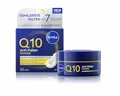 NIVEA Q10 Anti-Falten Nachtpflege, Anti-Falten-Nachtcreme mit Q10, Kreatin & Glycostop, reichhaltige Gesichtspflege für alle Hauttypen, POWER Regenerierend (50 ml)