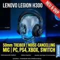 Lenovo Legion H300 Gaming Headset – 50mm Treiber, NC-Mic, PC/PS5/Xbox - Over-Ear