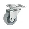 DÖRNER + HELMER Lenkrolle Kunststoff-Rad grau 36 mm 35 kg