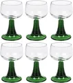 6 Römer Römergläser Grün Weingläser Wein Gläser Glas 27 cl 0,2 L Geeicht