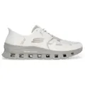 Skechers für Herren. 232930 Glide Step Pro Schuhe weiß (45), Wohnung, Schnürsenkel, Lässig, Sportlich, Laufen, Multisport
