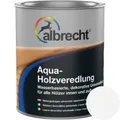 Albrecht Aqua-Holzveredlung weiß 750 ml Universallasur Holzlasur Schutzlasur