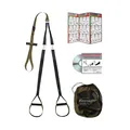VARIOSLING Original Sling Traine - Ganzkörper-Schlingentraining Set mit DVD-Anleitung & Übungsposter-Schwarz-grün
