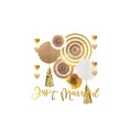 HOCHZEIT JUST MARRIED DEKORATION SET PARTYSET KIT 9-TEILIG NEU OVP