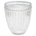 Greengate Glas ALICE Klar Wasserglas 300 ml Trinkglas Saftglas