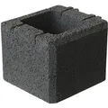 EHL Mauer Planomur Halbstein Anthrazit 25 cm x 25 cm x 20 cm