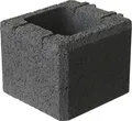 EHL Mauerstein Planomur Halbstein 25 x 25 x 20 cm anthrazit
