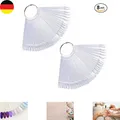 100X Nagel Präsentation Nagelspitzen Nagel Display Nagellack Farbe Karte