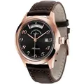 Zeno-Watch - Armbanduhr - Herren - Chrono - Gentleman - 6662-2834-Pgr-f1 - Braun/Schwarz