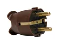 KOPP Schutzkontakt-Stecker 175706004, braun