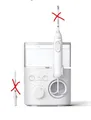 Philips Sonicare Power Flosser 3000 HX3711/20 Munddusche Quad Stream weiß