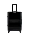 Kapten & Son Koffer Heathrow Essential Check-In All Black 82 L | Hartschalenkoffer Groß Schwarz mit stabilen, austauschbaren 360 Grad Rollen, TSA-Gepäckschloss | Reisekoffer