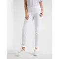 Bequeme Jeans RAPHAELA BY BRAX "Style PAMINA FUN", Damen, Gr. 38, Normalgrößen, weiß, 54% Baumwolle, 37% Lyocell, 6% Elastomultiester, 3% Elasthan, Jeans