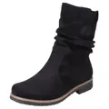 Rieker Winterstiefelette mit gerafftem Schaft schwarz 36 EU