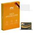 atFoliX Panzerfolie kompatibel mit Apple MacBook Pro 2016 13 inch incl. Touch Bar Schutzfolie, entspiegelnde und stoßdämpfende FX Folie (2er Set)