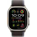 Apple Watch Ultra 2 (GPS + Cellular, 49 mm) Smartwatch mit robustem Titangehäuse und Trail Loop Armb