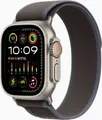 Apple Watch Ultra 2 GPS + Cellular 49mm Titanium mit Trail Loop S/M blau/schwarz