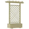 Holz Imprägniert Pergola Pflanzkübel Rankgitter Rankhilfe Rosenbogen vidaXL