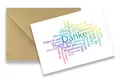 Danke Karten, 12 Dankeschön Karten, Dankeskarte mit Umschlag, Karte Danke sagen