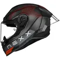 Nexx X.R3R Pro FIM Helm, schwarz, Größe S für Männer