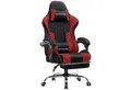 GTPLAYER Gaming-Stuhl Bürostuhl Gaming Stuhl Massage Ergonomischer Gamer Stuhl, mit Massage-Lendenkissen Fußstütze, Kopfstütze