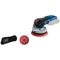 Akku-Exzenterschleifer BOSCH PROFESSIONAL "GEX 18V-125 Professional", blau, Schleifmaschinen, ohne Akku und Ladegerät