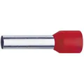 Klauke 47612 Aderendhülse 10 mm² Teilisoliert Rot 100 St.