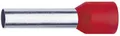 Klauke 47612 Aderendhülse 10mm² Teilisoliert Rot 100St.