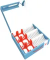 Feldherr Lagerbox LBBG075 für Flesh and Blood - Aufbewahrung für 2500/1250 Karten - 6 herausnehmbare Kartenhalter, leicht und robust, Standard-Kartenformat