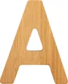 ABC Buchstaben Bambus A - 12054 Legler Kinderzimmer Türbuchstaben Türschild Holz