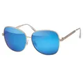 BEZLIT Eyewear Pilotenbrille Herren Piloten Sonnenbrille mit Metallrahmen (1-St) mit schwarzen Linsen