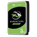 Seagate Barracuda 3TB interne Festplatte HDD, 3.5 Zoll, 5400 U/Min, 256 MB Cache, SATA 6GB/s, silber, Modellnr.: ST3000DM007