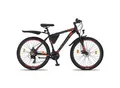Licorne Bike Effect Premium Mountainbike in 26, 27,5 und 29 Zoll - Fahrrad für Jungen, Mädchen, Herren und Damen - Shimano 21 Gang-Schaltung - Herrenrad Zoll:26.00;Farbe:Schwarz/Orange (2xDisc-Bremse)