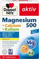 Doppelherz Magnesium 500 + Calcium + Kalium Tabletten (30 Stück), 69.6 g