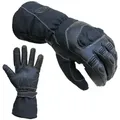 PROANTI Motorradhandschuhe PROANTI Regen Motorradhandschuhe Lange Stulpe Visierwischer Längere Stulpe, Visierwischer, wasserdicht, Touchscreen-Funktion M