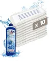 10 Stück 50cm Profi Baumwolle Wischmop Baumwollmop Bodenwischer Wischmopp Prime Mop Best 50 cm
