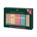 Faber-Castell 110030 - Farbstift Polychromos, 30-teiliges Buntstifte Set mit Stifterolle und Zubehör, wasserfest, bruchsicher