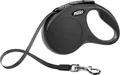 Flexi Hundeleine New Classic S schwarz, Gurt