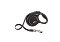 flexi NEW CLASSIC Gurt schwarz S 5m Rollleine Flexileine Hund Leine bis 15 kg