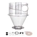 VEVOR Zyklon Staubabscheider Filter Abscheider 101,6mm für 18,9-37,85L Tank