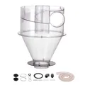 VEVOR Zyklon Staubabscheider Filter Abscheider 101,6mm für 18,9-37,85L Tank