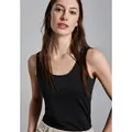 STREET ONE Tanktop Style Anni Sommer-Top mit Stretch schwarz 42 EU