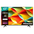 Hisense 43AE7000F 108cm (43 Zoll) Fernseher (4K Ultra HD, HDR, Triple Tuner DVB-C/ S/ S2/ T/ T2, Smart-TV, Frameless, Bluetooth, Alexa), Betriebsystem VIDAA U