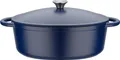 GSW Gusseisen ovaler Bräter Blue Magic 33x26 cm / 6,4 Ltr., 717328, Gusseisenca. 6,4 L