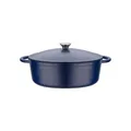 GSW Ovaler Bräter mit Deckel Blue Magic 33x26cm