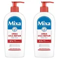 MIXA Urea Cica Repair Body Milk Bodylotion Körpermilch mit Panthenol 2x 250ml