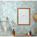 Marburg Fototapete Tile, glatt, matt, moderne Tapete für Wohnzimmer Schlafzimmer Küche blau|grau